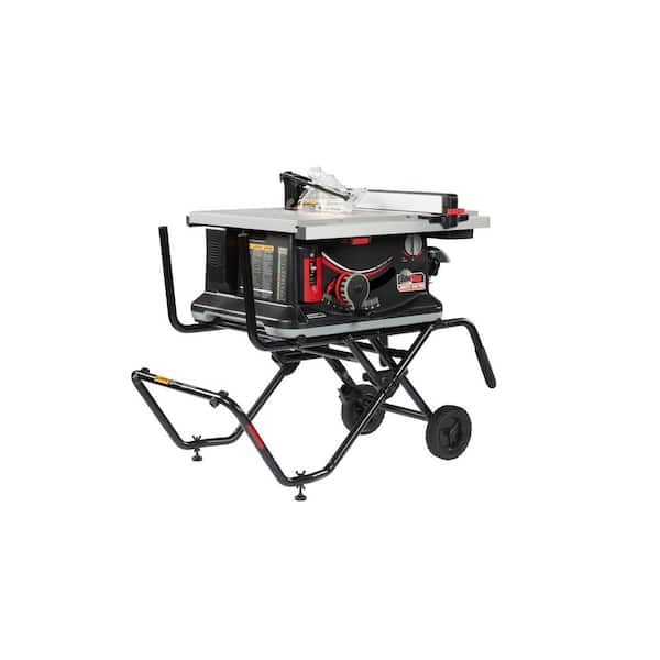 Jobsite Saw PRO with Mobile Cart Assembly-15A, 120V, 60Hz