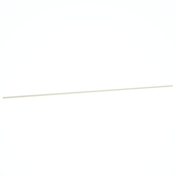 QuickShip 96 in. W x 0.75 in. H x 0.75 in. D Inside Corner Decorative Edge Moulding in Starlight