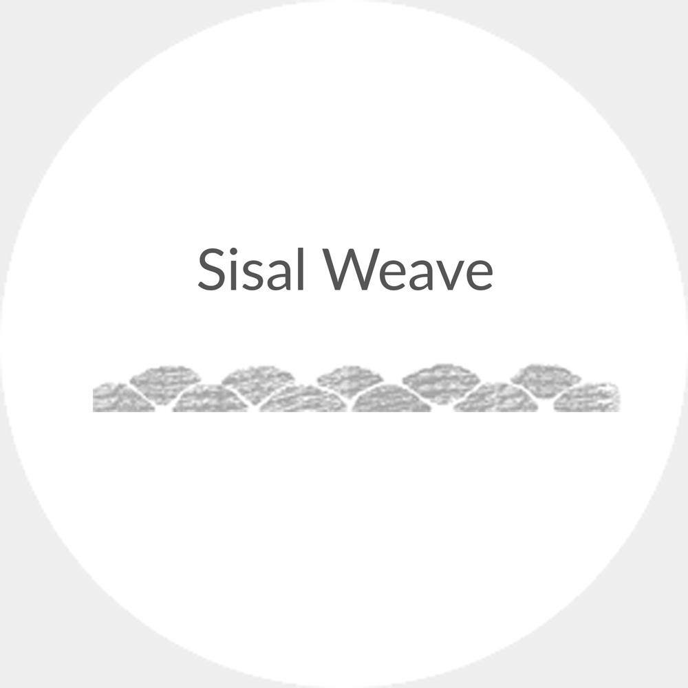 Maize and Black 3' x 5' Natural Fiber Sisal Area Rug