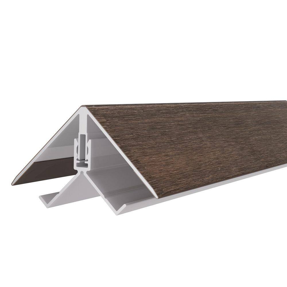 Alusions 2.19 in. x 3.56 in. x 8 ft. Brazilian Ipe Composite Aluminum Outside Corner Trim Kit  for .5 in. Board price history on PriceWatchPro