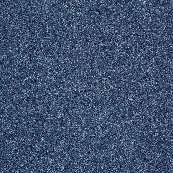 Home Decorators Collection Carpet Sample - Slingshot I - In Color Blue Bird 8 in. x 8 in.