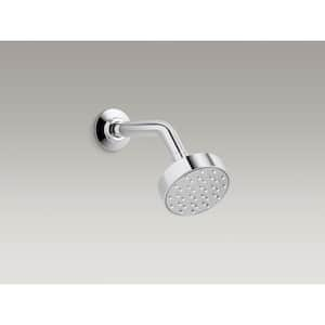 Awaken G90 1-Spray Patterns with 2.5 GPM 3.5 in. Wall Mount Fixed Showerhead in Polished Chrome