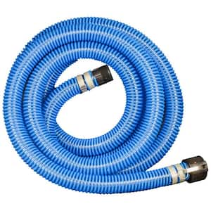 2 in. Dia x 20 ft. Blue PVC Pool Suction Discharge Hose