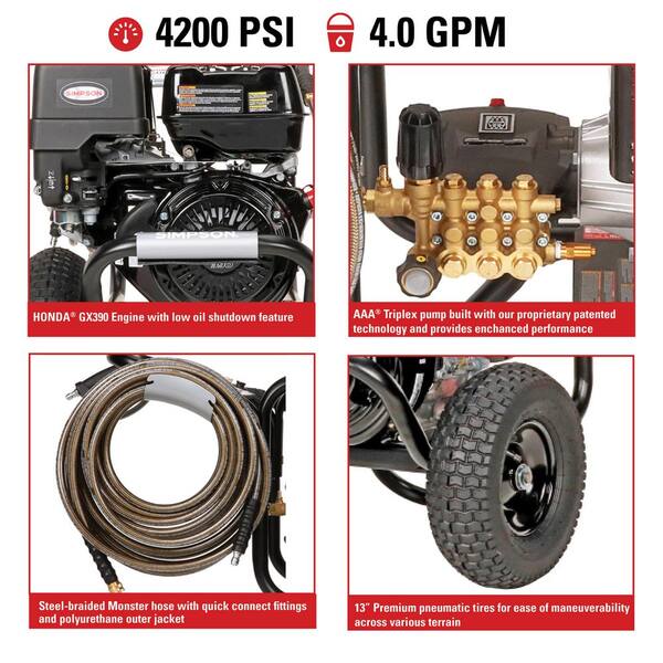 SIMPSON PowerShot 4200 PSI 4 GPM Gas 