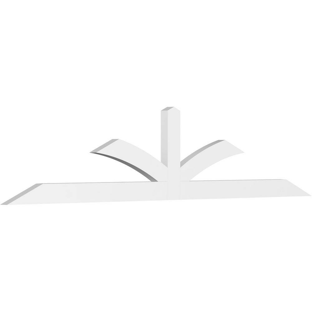 96 in. W x 20 in. H x 2 in. D x 4 in. F, 5/12 Pitch, Richland Signature Urethane Gable Bracket, Primed Tan price history on PriceWatchPro