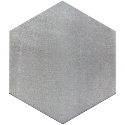 Langston Gray 9.875 in. x 11.375 in. Matte Porcelain Floor and Wall Tile (18 pieces / 10.76 sq. ft. / box)