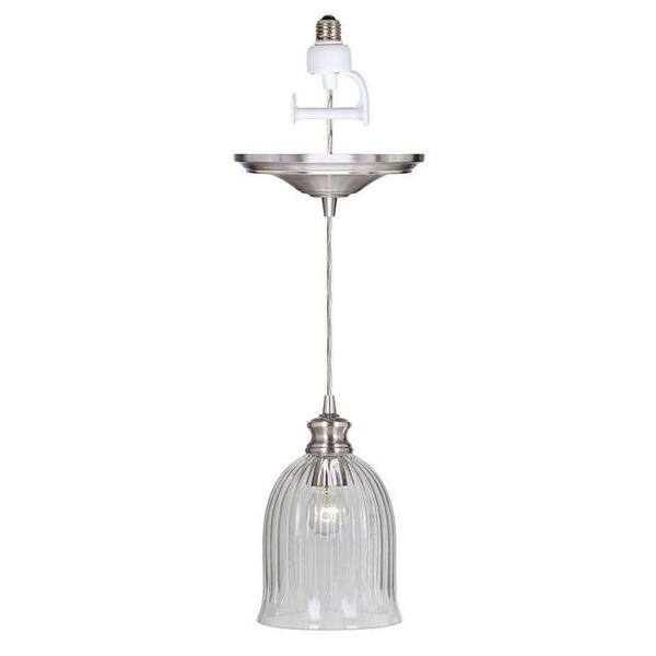 Home Decorators Collection Marissa 1-Light Brushed Nickel Pendant Conversion Kit