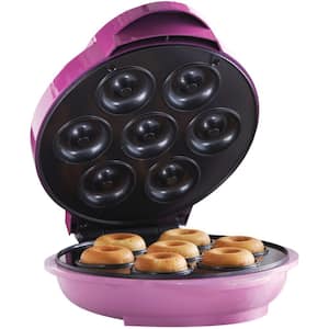 750 W Pink Electric Food Maker (Mini Donut Maker) Nonstick