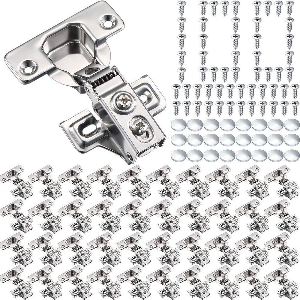 100 Pack Soft Close 105° Concealed Hinges for 1/2 in. Overlay Frameless Face Frame Cabinet Doors price history on PriceWatchPro