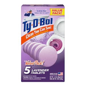 1.4 oz. Lavender Toilet Bowl Cleaning Tablets (5 Tablets)