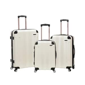 Melbourne Expandable 2-Piece Hardside Spinner Luggage Set, White