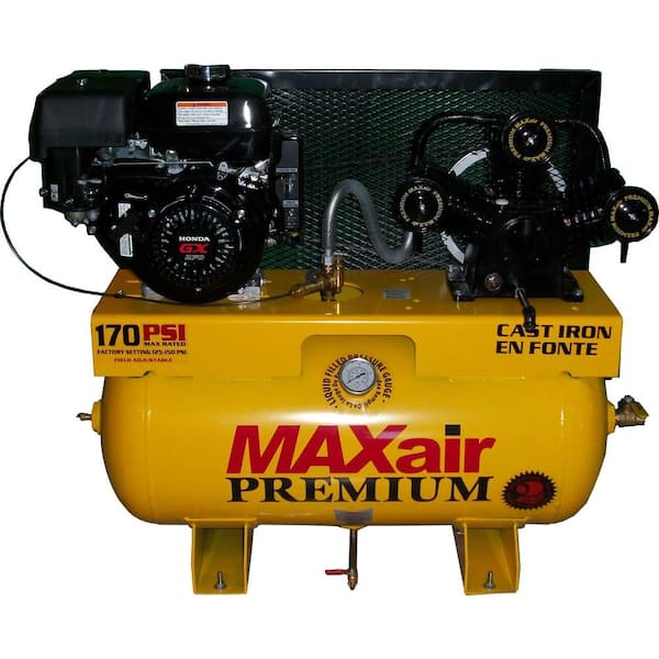 Maxair Premium Industrial Truck Mount 30 Gal. 9 HP Honda Electric Start Air Compressor
