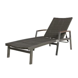 Jeremy Gray Plastic Outdoor Chaise Lounge