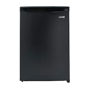 4.3cf Compact Upright Freezer 24in Freestanding Stainless 110V E-Star Black