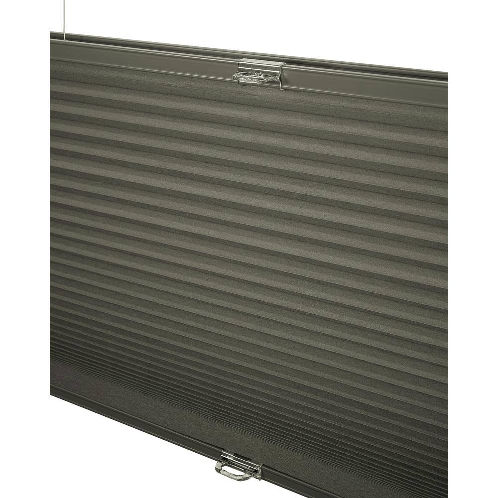Gray Cordless Top Down Bottom Up Blackout Cellular Shade 69 in. W x 48 in. L