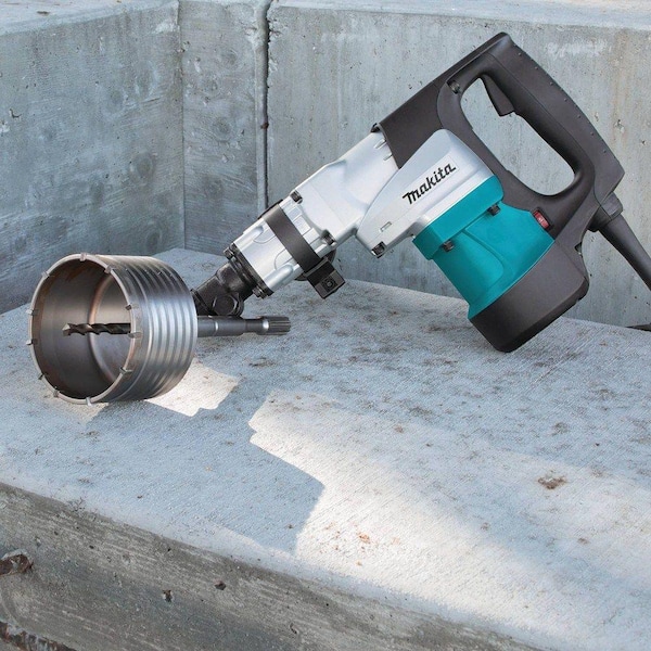 Makita 12 Amp 1-9/16 in. Corded Spline Concrete/Masonry Rotary Hammer Drill  with Side Handle D-Handle and Hard Case HR4041C - The Home Depot