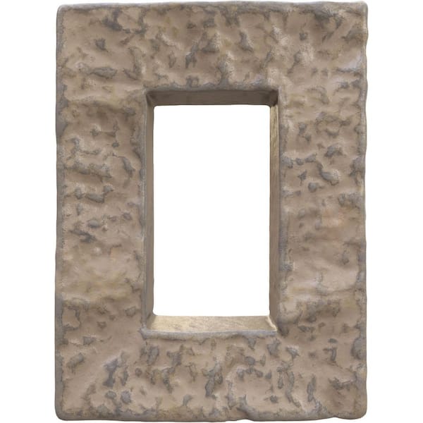 4 in. W x 3 in. D x 7-7/8 in. H Universal Electrical Cover for StoneWall Faux Stone Siding Panels in Rockwall