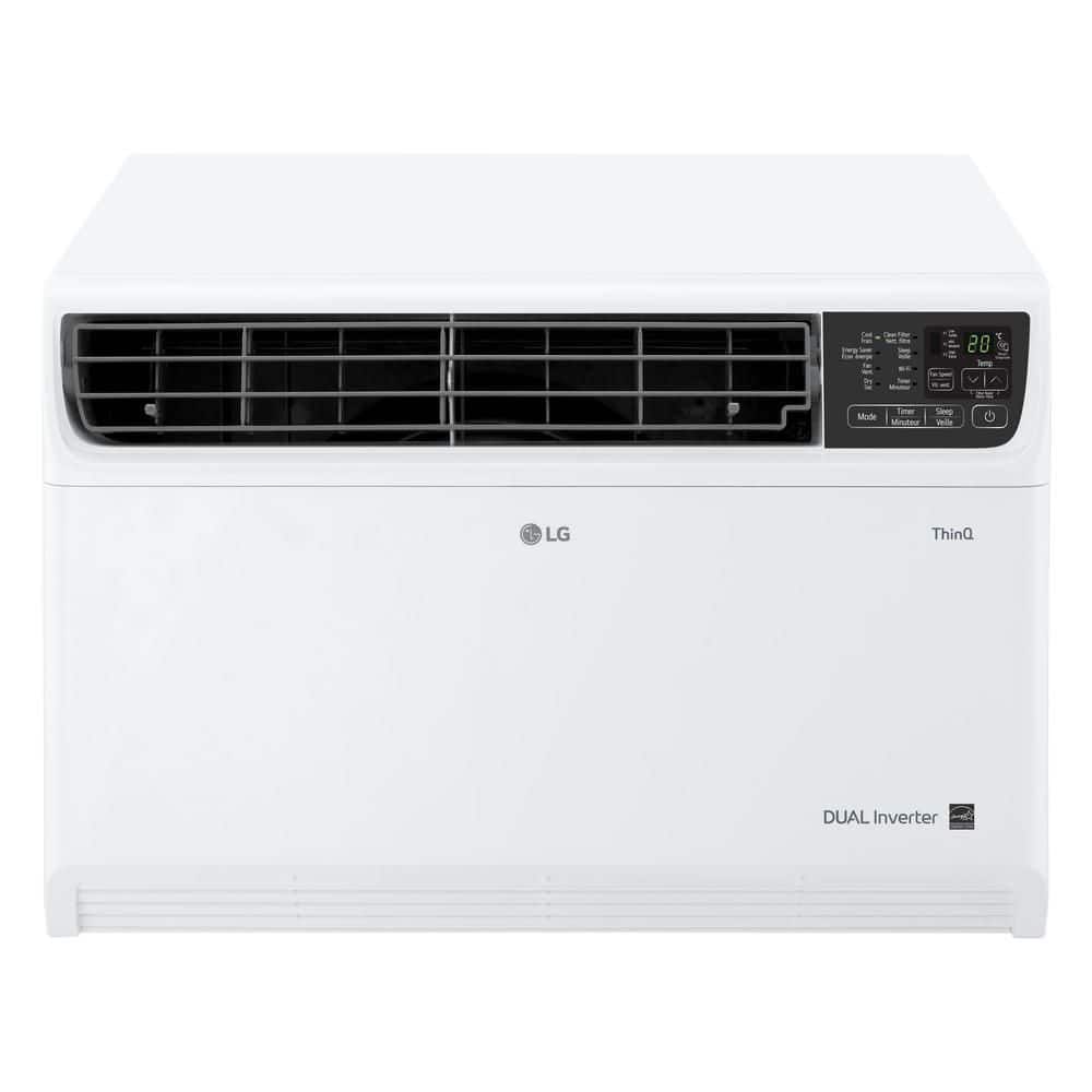 LG - 1,440 Sq. Ft. 23,500 BTU Smart Window Air Conditioner - White