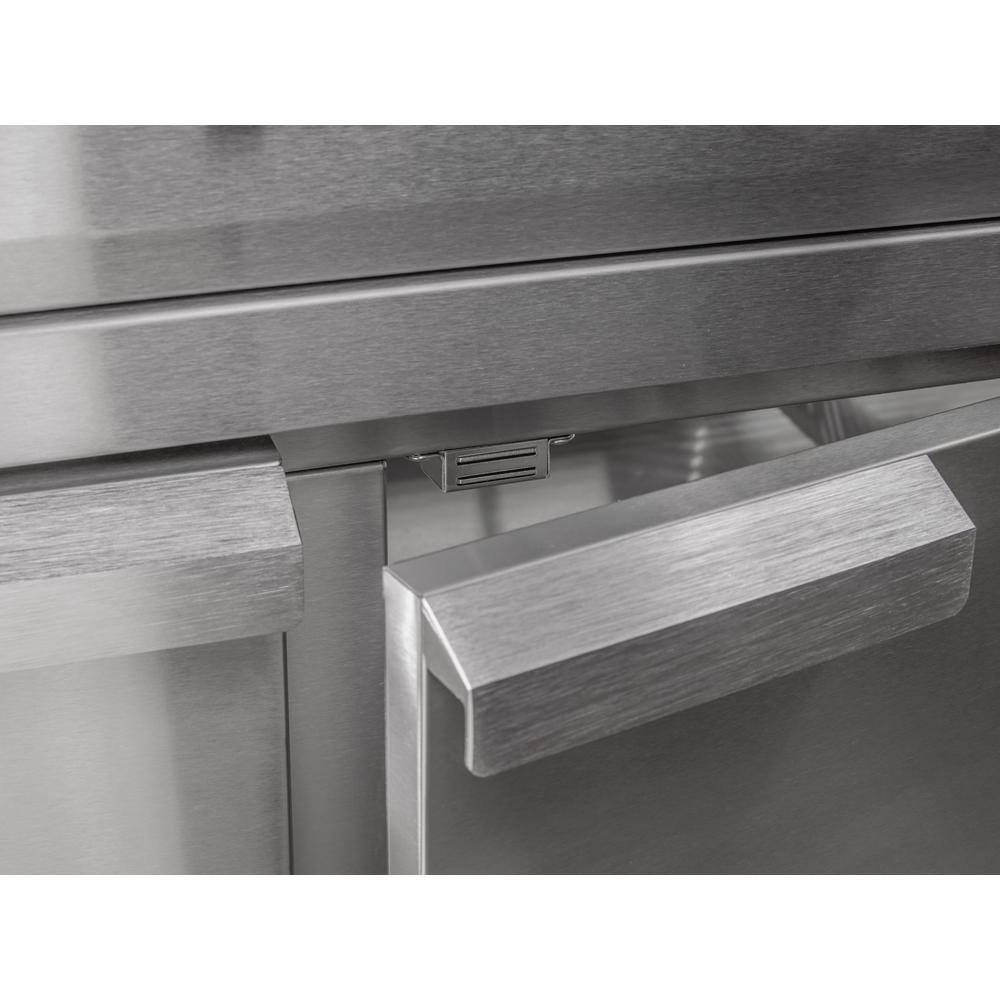 33-Inch Stainless Steel Natural Gas Grill Cart with Side Burner