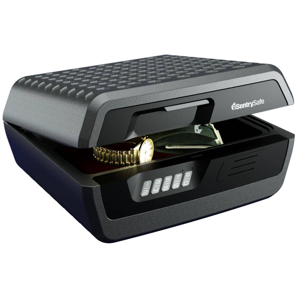 Small Black Digital Waterproof Fire-Resistant Safe