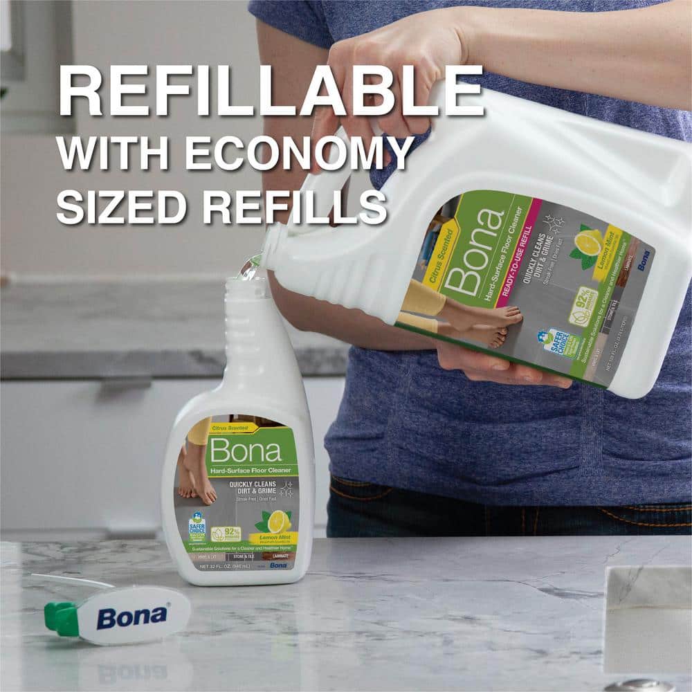Bona Lemon Mint 32oz Multi-Surface Floor Cleaner Spray