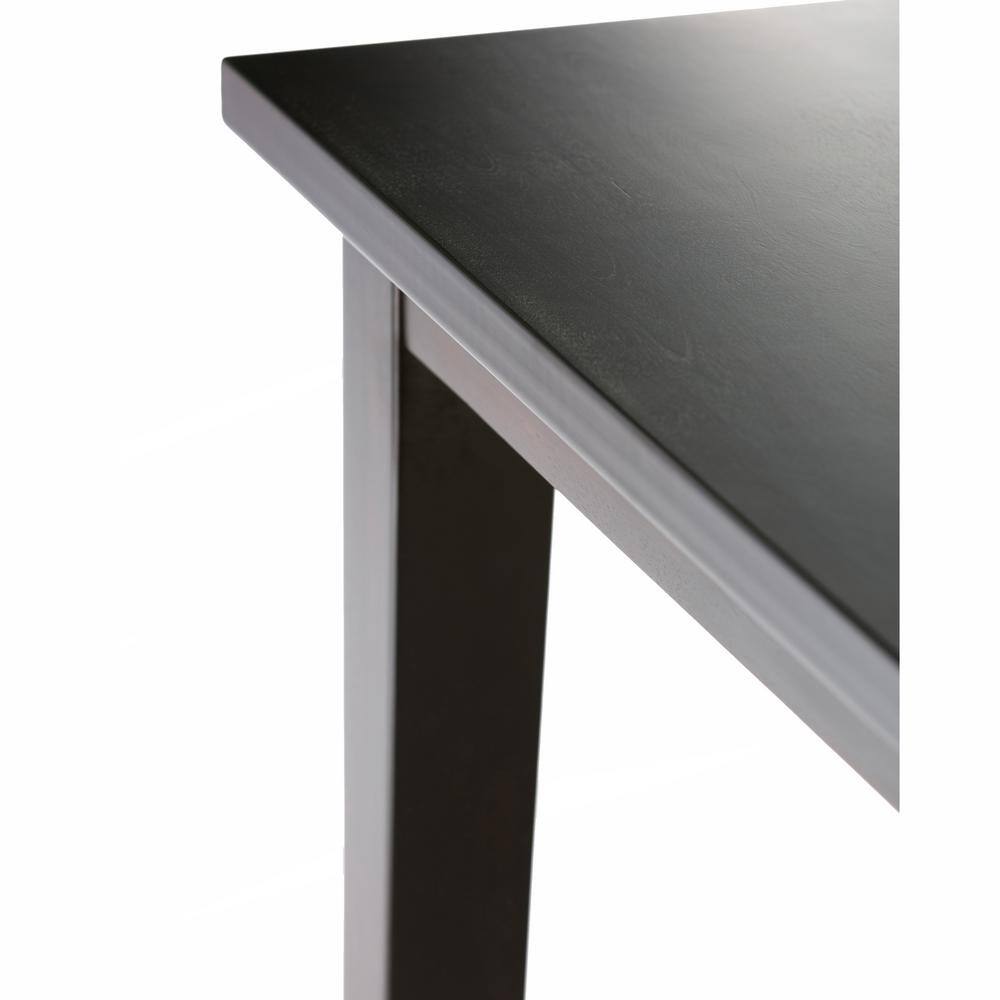Eastwood Java Brown Solid Hardwood Rectangular Dining Table