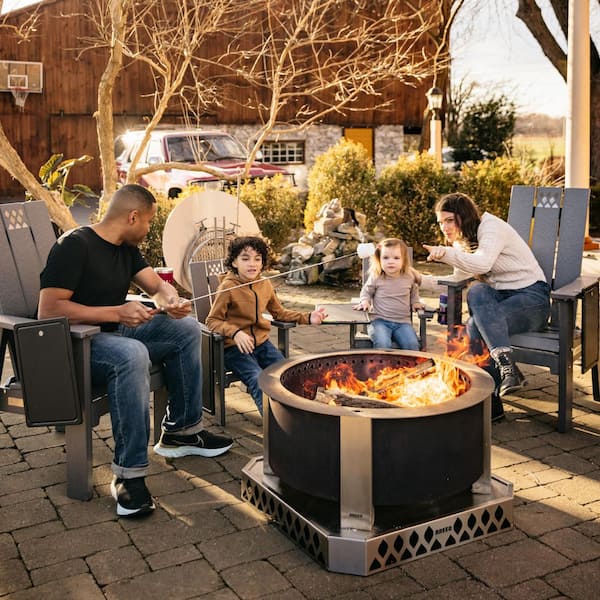 Breeo X-Series 30-Smokeless Fire Pit - Heavy-Gauge Steel Material
