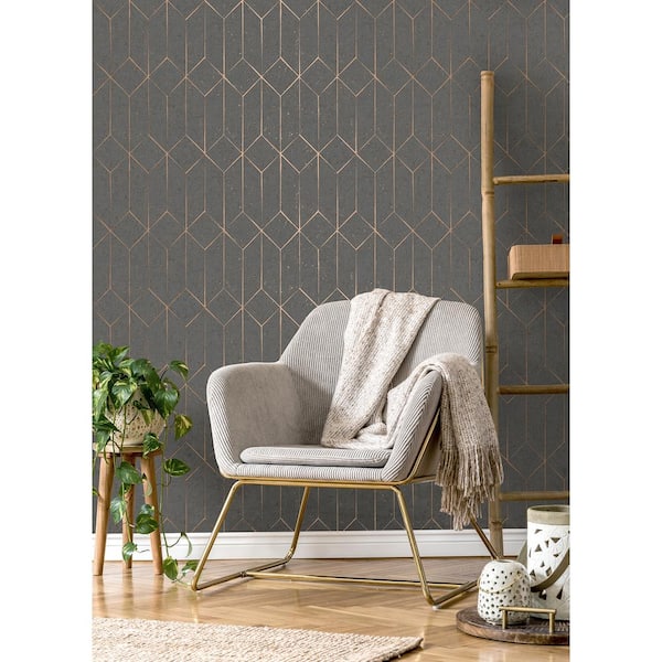 Hayden Grey Concrete Trellis Textured Non-Pasted Non-Woven Wallpaper Sample