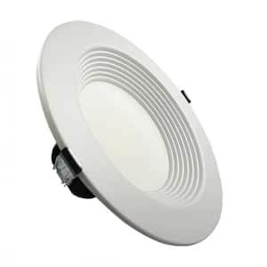 White Sky 7.48 in. Indoor Standard LED Flush Mount Downlight 5000 K 4000 Lumen