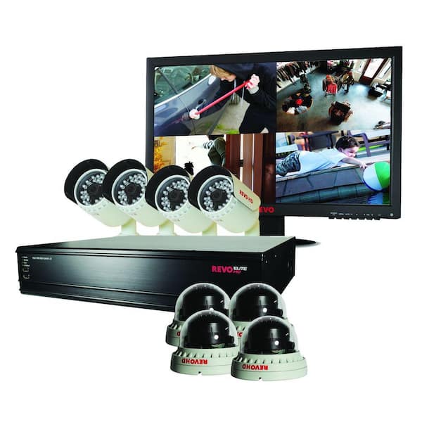 Revo Elite HD 16-Channel 1080P 4TB NVR Surveillance System with 8 2.1 Megapixel HD Cameras