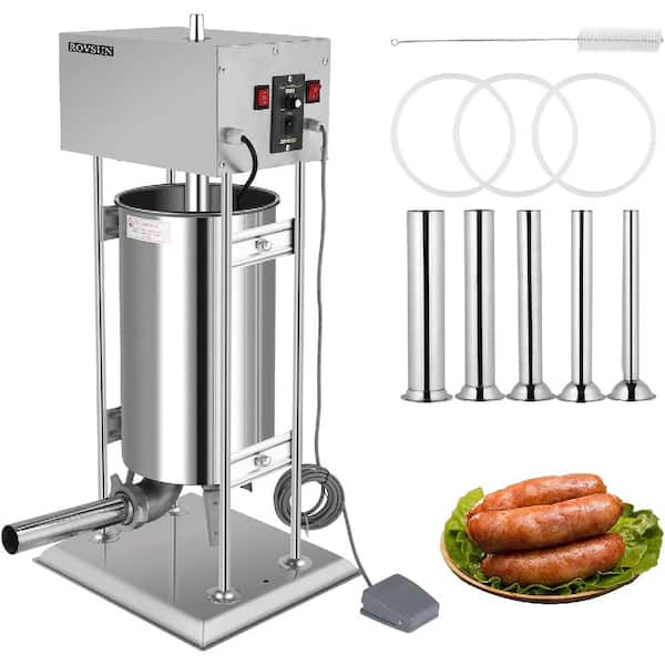 15L Electric Sausage Stuffer Maker in Silver