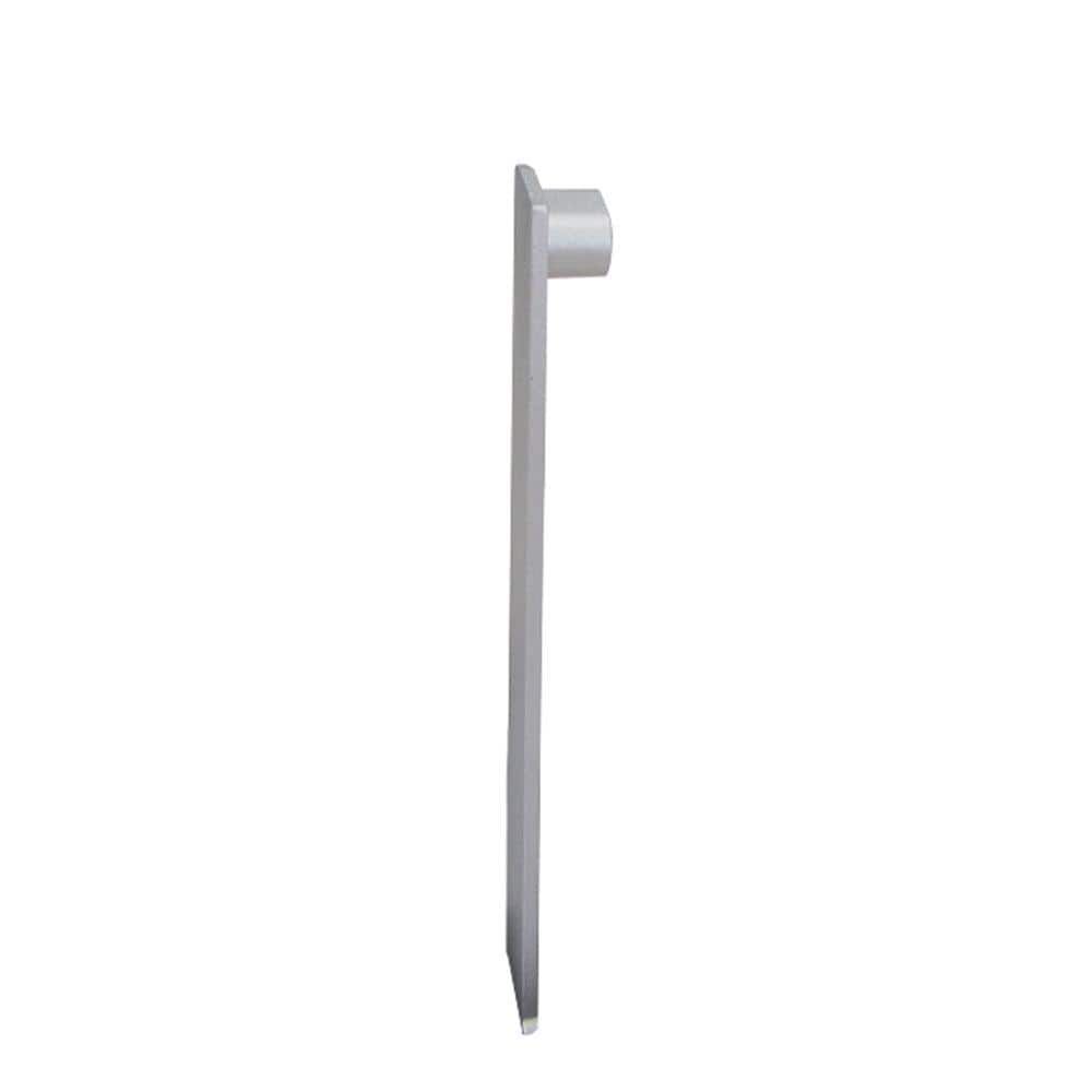 Left Cover for Novorodapie Rehabit Matt Silver 3-1/8 in. Complement Aluminum Baseboard price history on PriceWatchPro