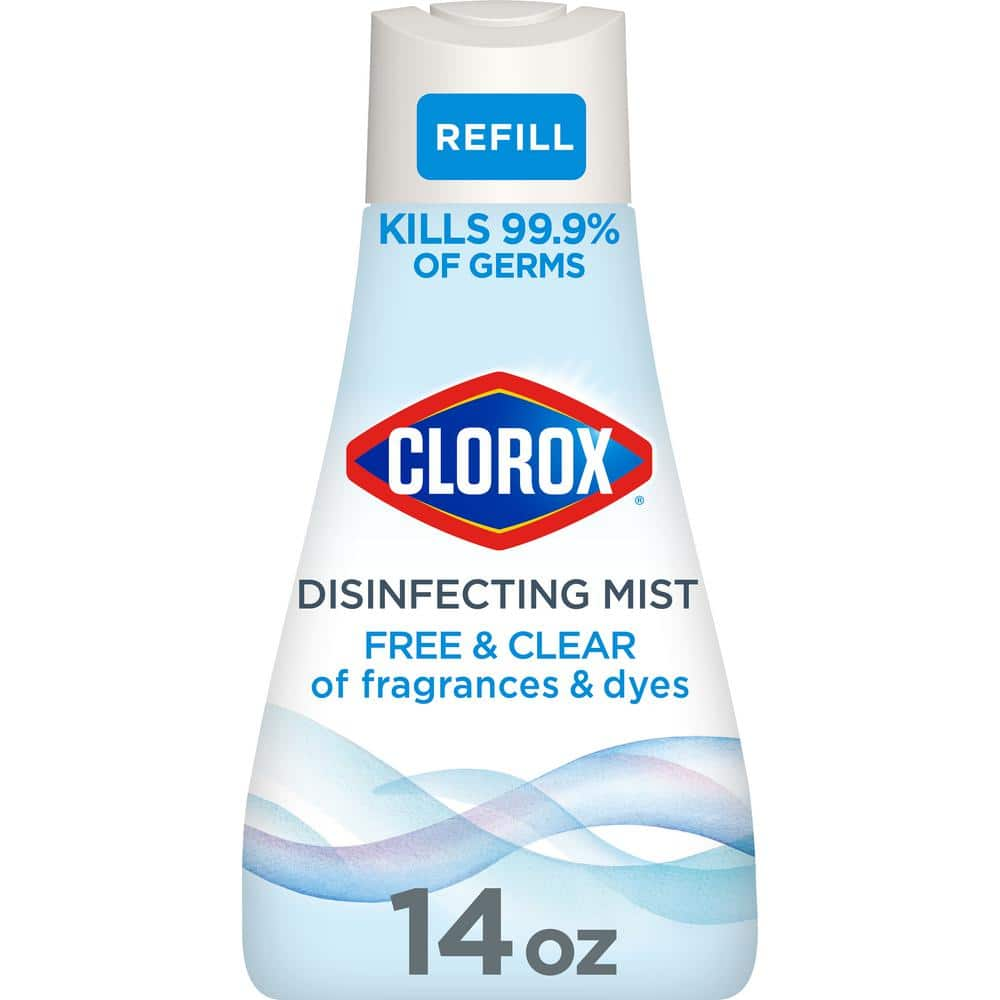 Clorox 14 Oz Disinfecting Mist Refill Free And Clear Of Fragrances And   Clorox All Purpose Cleaners 4460060273 64 1000 