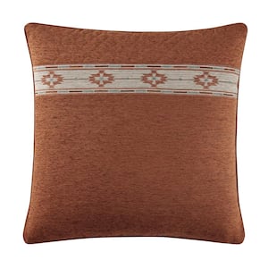 Jefferson Clay Southwest Polyester Euro Sham 26 in. L x 26 in. W