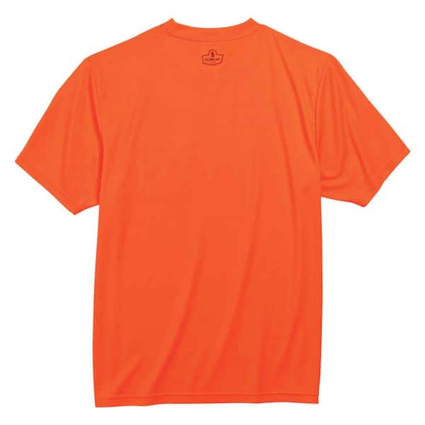 knoop Broer wervelkolom Ergodyne GloWear 8089 Men's 3XL Hi-Vis Short Sleeve Orange T-Shirt 8089 -  The Home Depot