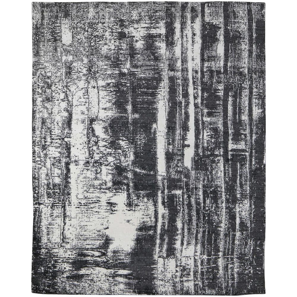 4 ft. x 6 ft. Black and Gray Abstract Hand Woven Area Rug price history on PriceWatchPro