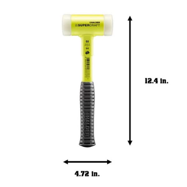 Supercraft Halder 2.5 lb. Dead-Blow Hammer with Steel Handle