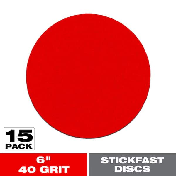 DIABLO 6 in. 40-Grit ROS StickFast Sanding Discs