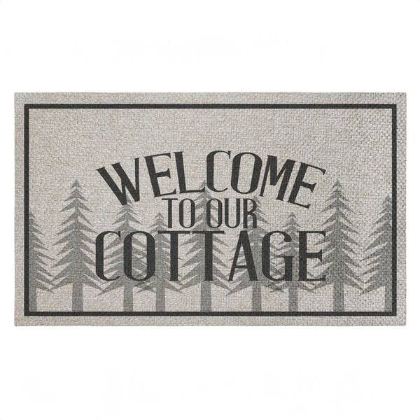 Imports Decor Sunrise Rubber Doormat - 18x30 Inch Wrought Iron Look Mat For Your Entryway - View #8