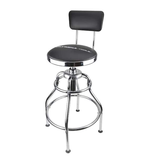 Shop Stool With Backrest