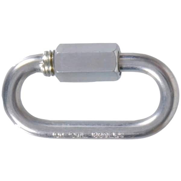 Hardware Essentials 1/2 in. Opening x 3-1/2 in. Length Zinc-Plated Quick Link (5-Pack)