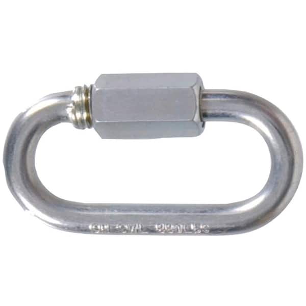 The Hillman Group 5/32 in. Opening x 1-1/2 in. Length Zinc-Plated Quick Link (20-Pack)