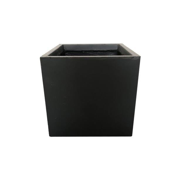 Sapcrete 12 in. L Square Concrete Plant Pots, Modern Lightweight