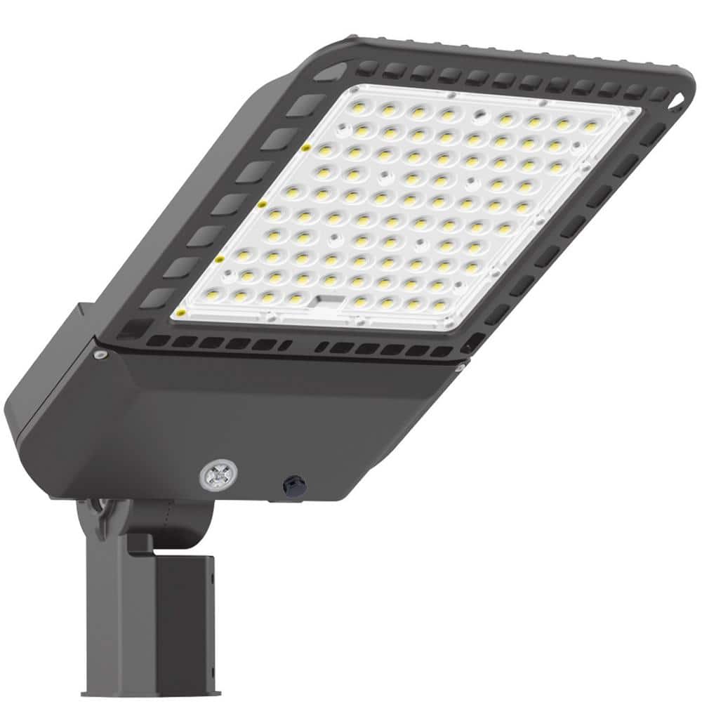 Bieuoram 27" Bronze LED Parking Lot Light with Photocell