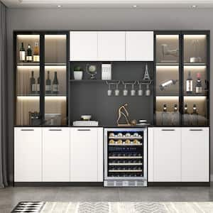 24 in. Built-In 46 Bottle Dual Zone Wine Cooler with Temperature Memory Function