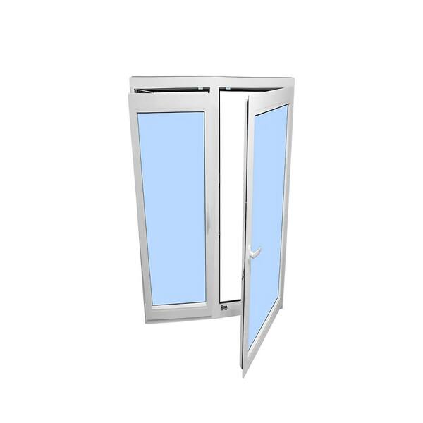 Avora Doors and Windows 56 in. x 72 in. Elite Euro Black Exterior