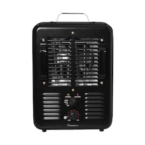 15 in. 1500-Watt/1300-Watt Milkhouse Electric Heater with 3 Prong Power Cord and Wire Heating Element