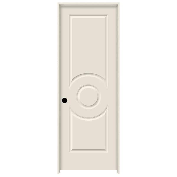 JELD-WEN 28 in. x 80 in. Right-Hand Primed C3340 3-Panel Premium Composite Single Prehung Interior Door