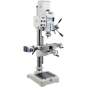 20-3/4 in. Gearhead Drill Press with Cross-Slide Table, Variable Speed and R8 Taper
