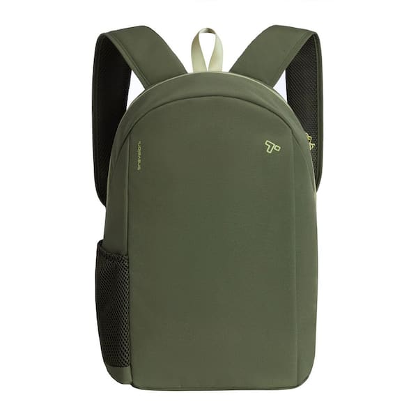 Travelon Anti-Theft The Voyages 17 in. Olive Daypack Backpack